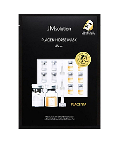 JMsolution Placen Horse Mask - Маска тканевая антивозрастная плацентарная 30 мл